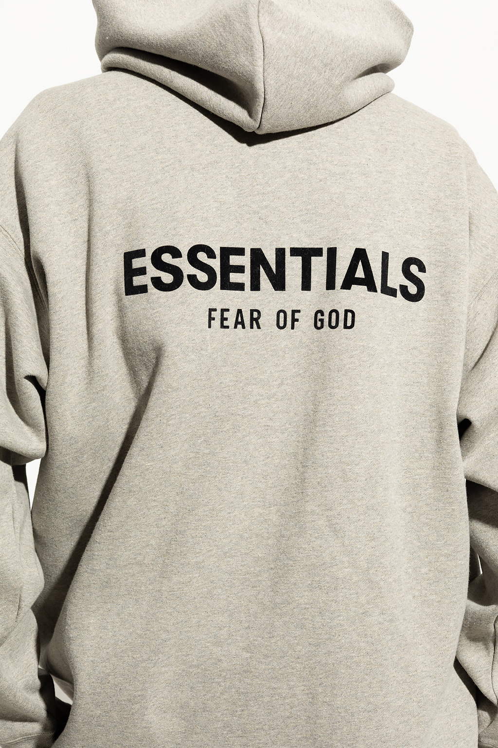 Grey Hoodie with logo Fear Of God Essentials 
